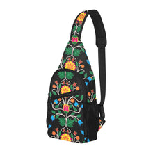 Load image into Gallery viewer, Floral Beadwork Four Clans Chest Bag
