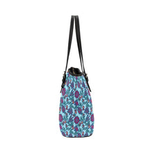 Load image into Gallery viewer, Beaded Nouveau Marine Leather Tote Bag
