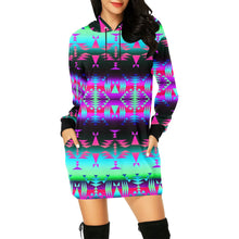 Load image into Gallery viewer, Between the Rocky Mountains Hoodie Dress
