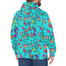 Load image into Gallery viewer, Indigenous Paisley Sky Men&#39;s Long Sleeve Fleece Hoodie
