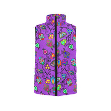 Load image into Gallery viewer, Indigenous Paisley Dark Orchid Women&#39;s Padded Vest Jacket
