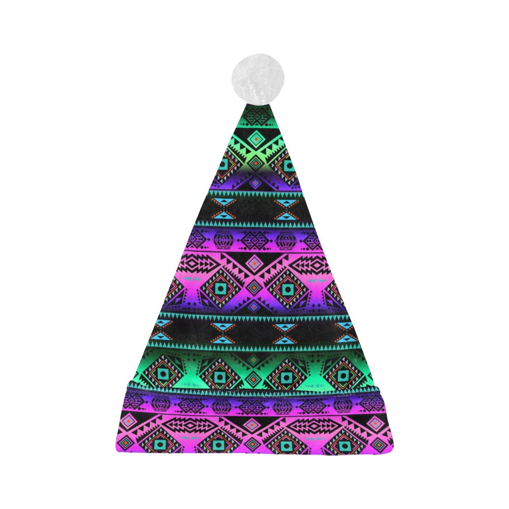 California Coast Sunrise Santa Hat