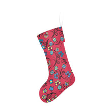 Load image into Gallery viewer, Blue Trio Cardinal Christmas Stocking
