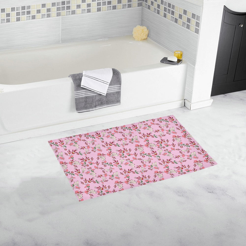 Strawberry Floral Bath Rug 16''x 28''