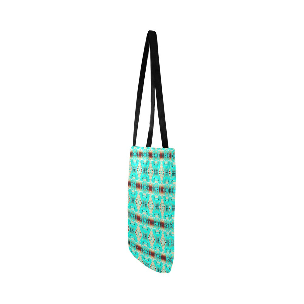 Gathering Earth Turquoise Reusable Shopping Bag