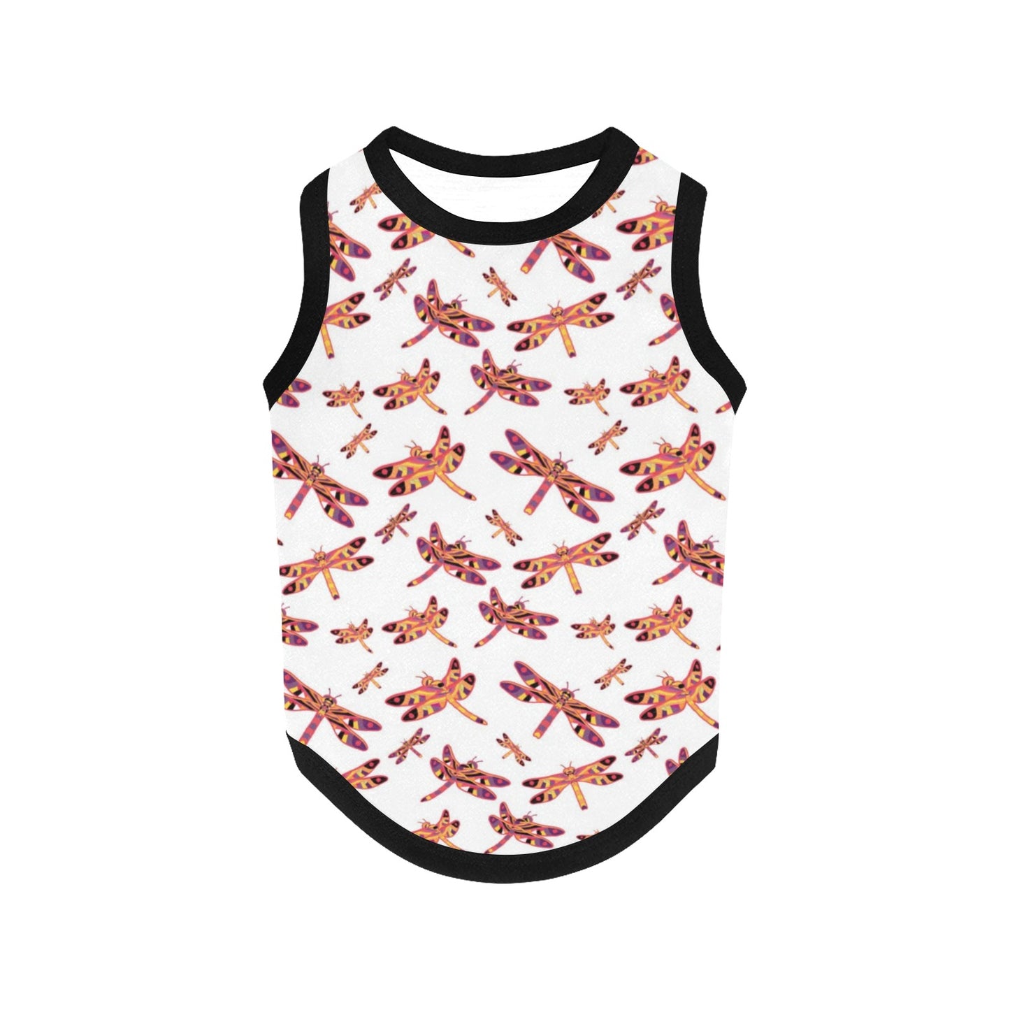 Gathering White Pet Tank Top