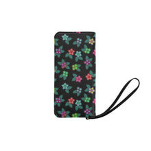 Load image into Gallery viewer, Berry Flowers Black Women&#39;s Clutch Purse
