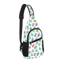 Load image into Gallery viewer, Berry Flowers White Chest Bag
