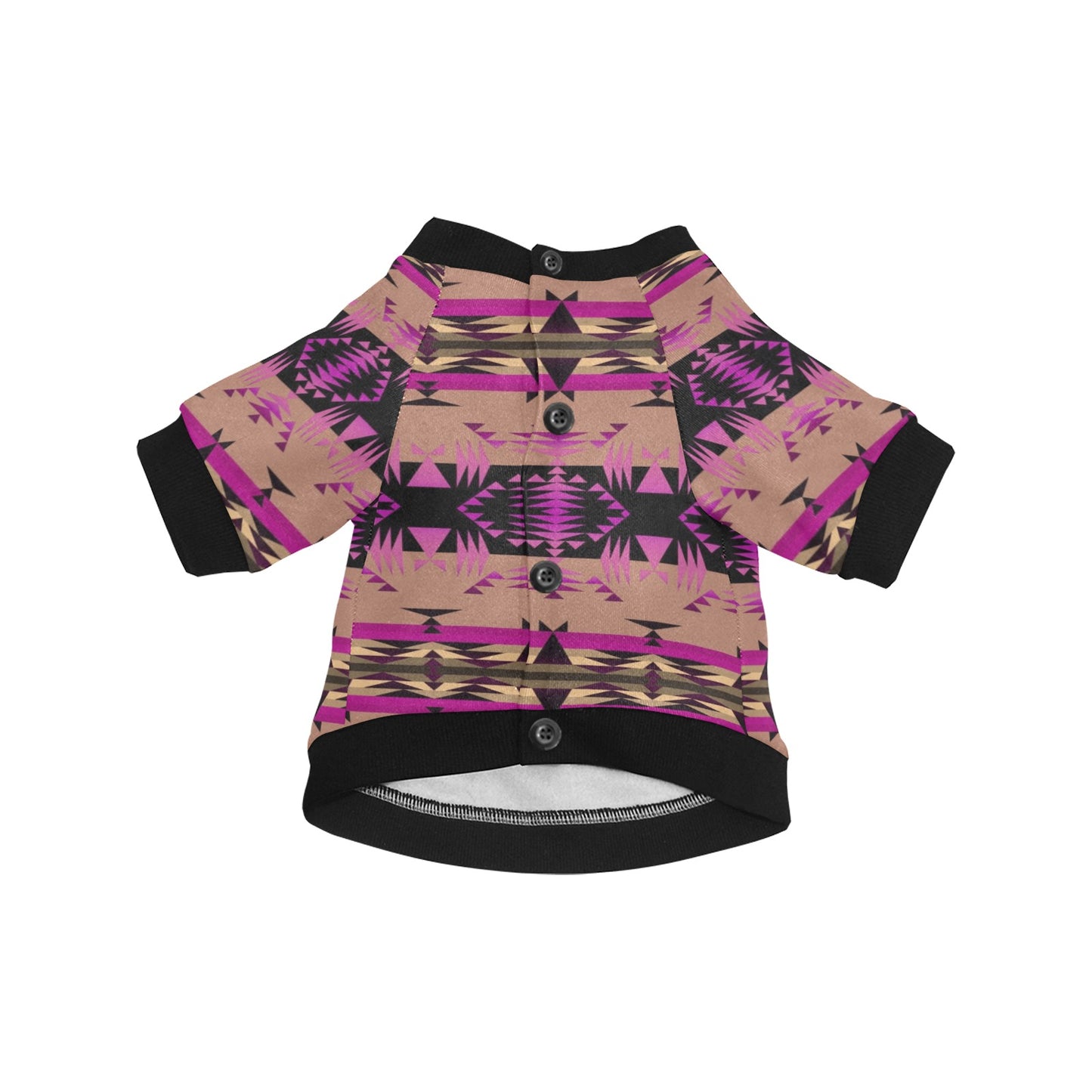 Between the Mountains Berry Pet Dog Round Neck Shirt