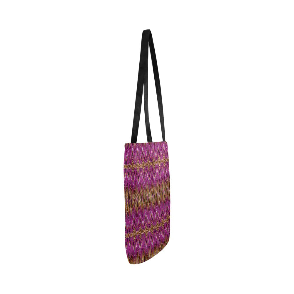 Fire Feather Pink Reusable Shopping Bag