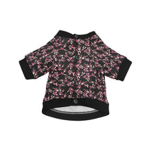 Load image into Gallery viewer, Floral Green Black Pet Dog Round Neck Shirt
