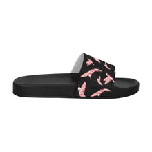 Load image into Gallery viewer, Strawberry Black Women&#39;s Slide Sandals
