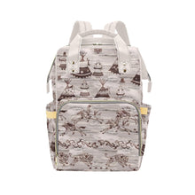 Load image into Gallery viewer, Heart of The Forest Multi-Function Diaper Backpack/Diaper Bag
