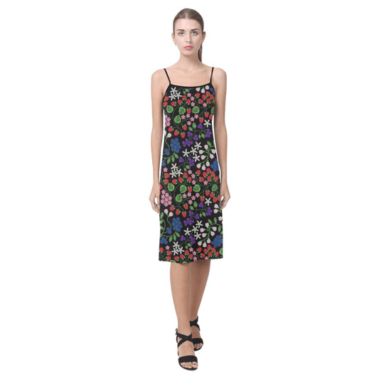 Takwakin Harvest Midnight Alcestis Slip Dress