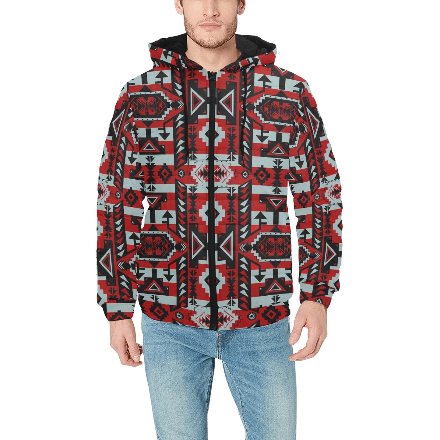 Chiefs Mountain Candy Sierra Dark Men's Padded Hooded Jacket