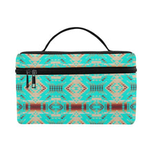 Load image into Gallery viewer, Gathering Earth Turquoise Cosmetic Bag/Large
