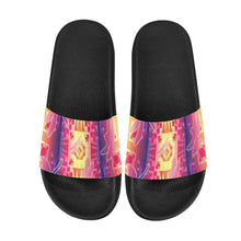 Load image into Gallery viewer, Kaleidoscope Dragonfly Women&#39;s Slide Sandals
