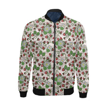 Load image into Gallery viewer, Strawberry Dreams Bright Birch Bomber Jacket for Men
