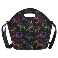 Load image into Gallery viewer, Neon Floral Elks Neoprene Lunch Bag/Large
