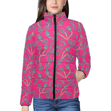 Load image into Gallery viewer, Beaded Lemonade Women&#39;s Stand Collar Padded Jacket
