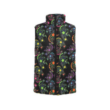 Load image into Gallery viewer, Neon Floral Bears Men&#39;s Padded Vest Jacket
