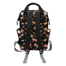 Load image into Gallery viewer, Gathering Yellow Black Multi-Function Diaper Backpack/Diaper Bag
