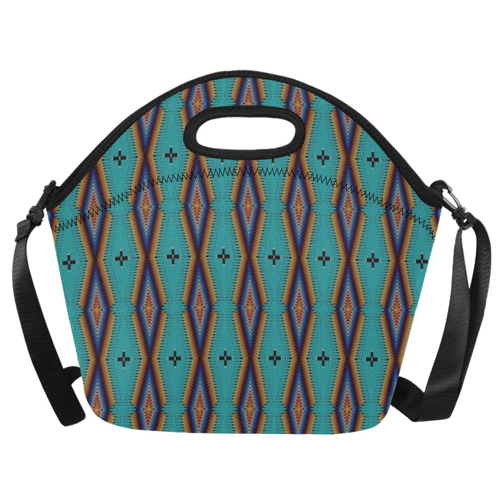 Diamond in the Bluff Turquoise Neoprene Lunch Bag/Large