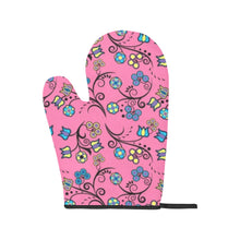 Load image into Gallery viewer, Blue Trio Bubblegum Oven Mitt &amp; Pot Holder
