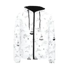 Load image into Gallery viewer, Ledger Dables White Men&#39;s Padded Hooded Jacket
