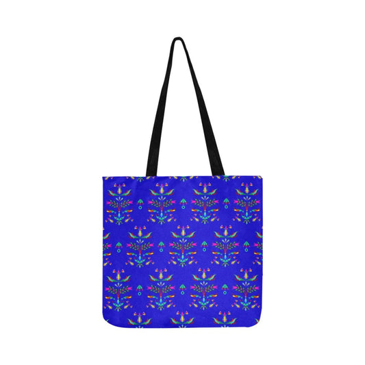 Dakota Damask Blue Reusable Shopping Bag