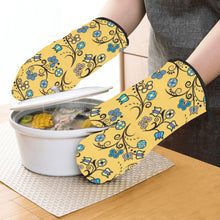 Load image into Gallery viewer, Blue Trio Tuscan Oven Mitt &amp; Pot Holder
