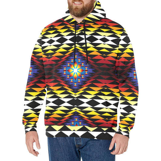 Sunset Blanket Men's Long Sleeve Fleece Hoodie