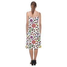 Load image into Gallery viewer, Berry Pop White Alcestis Slip Dress
