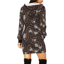 Load image into Gallery viewer, Hawk Feathers Hoodie Dress
