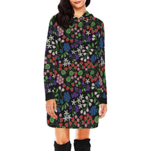 Load image into Gallery viewer, Takwakin Harvest Midnight Hoodie Dress
