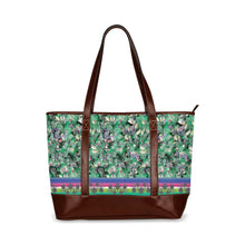 Load image into Gallery viewer, Culture in Nature Green Tote Handbag
