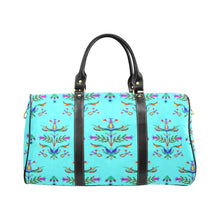 Load image into Gallery viewer, Dakota Damask Turquoise Waterproof Travel Bag
