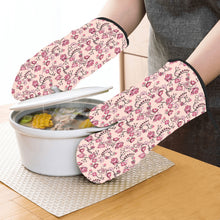 Load image into Gallery viewer, Floral Amour Oven Mitt &amp; Pot Holder
