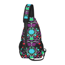 Load image into Gallery viewer, Floral Beadwork Four Clans Winter Chest Bag
