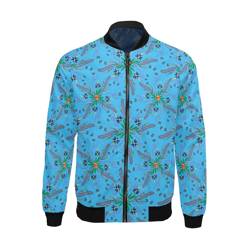 Willow Bee Sapphire Bomber Jacket for Men