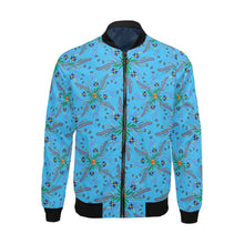 Load image into Gallery viewer, Willow Bee Sapphire Bomber Jacket for Men
