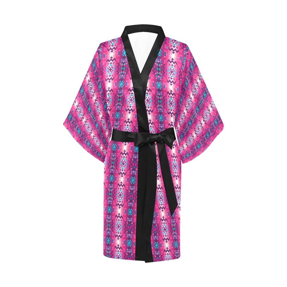 Bright Wave Kimono Robe