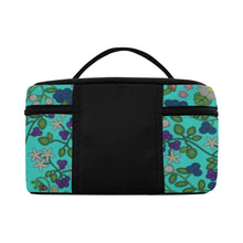 Load image into Gallery viewer, Grandmother Stories Turquoise Cosmetic Bag/Large
