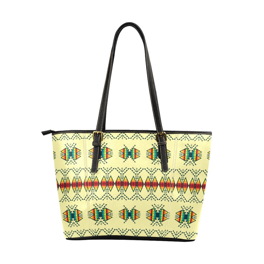 Sacred Trust Arid Leather Tote Bag