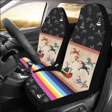 Load image into Gallery viewer, Horses Running Black Sky Car Seat Covers (Set of 2)
