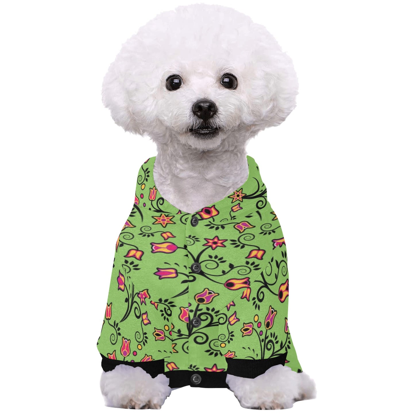 LightGreen Yellow Star Pet Dog Hoodie