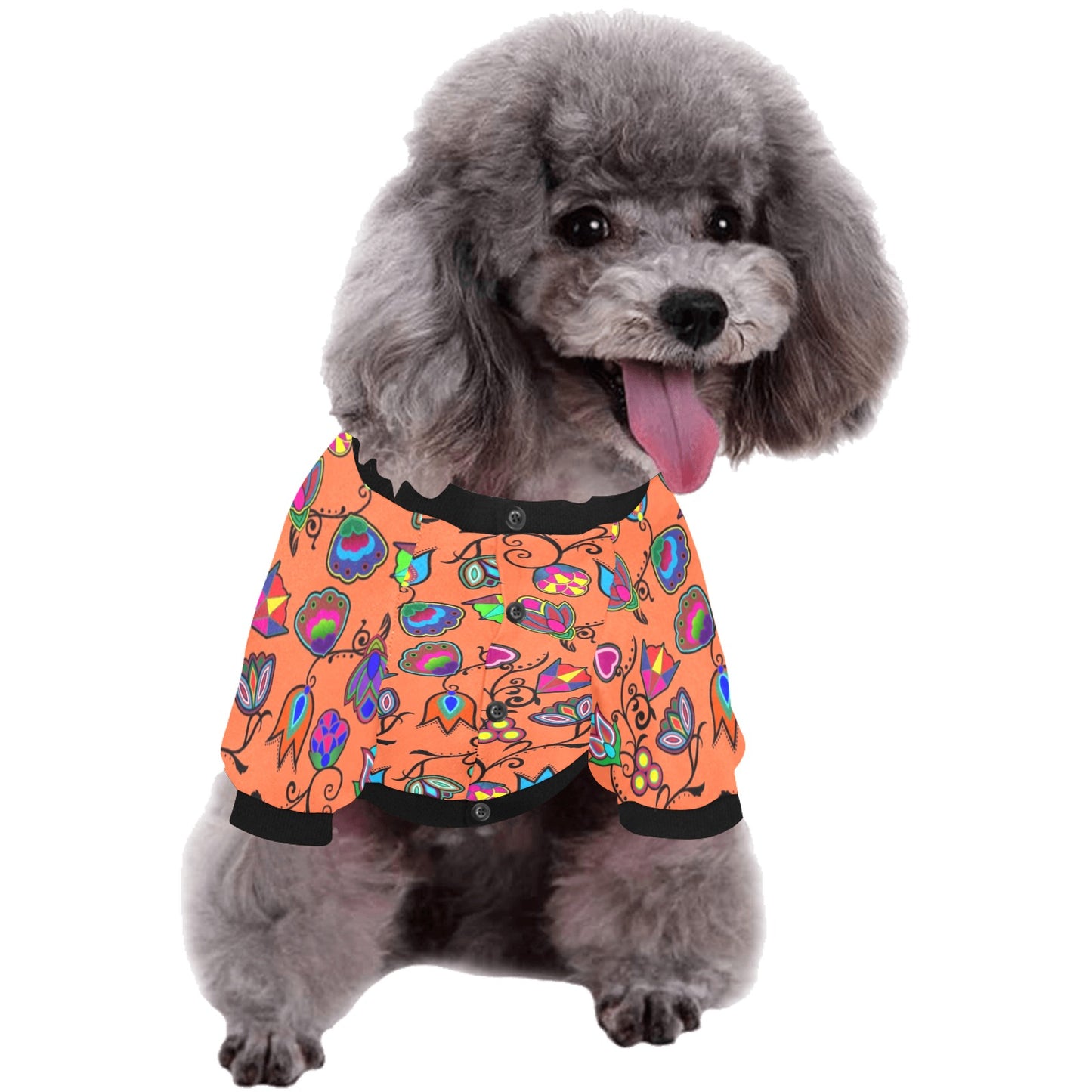 Indigenous Paisley Sierra Pet Dog Round Neck Shirt