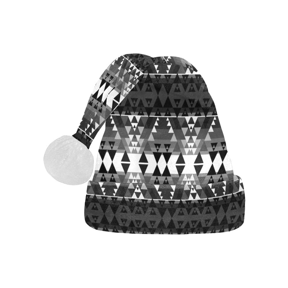 Writing on Stone Black and White Santa Hat