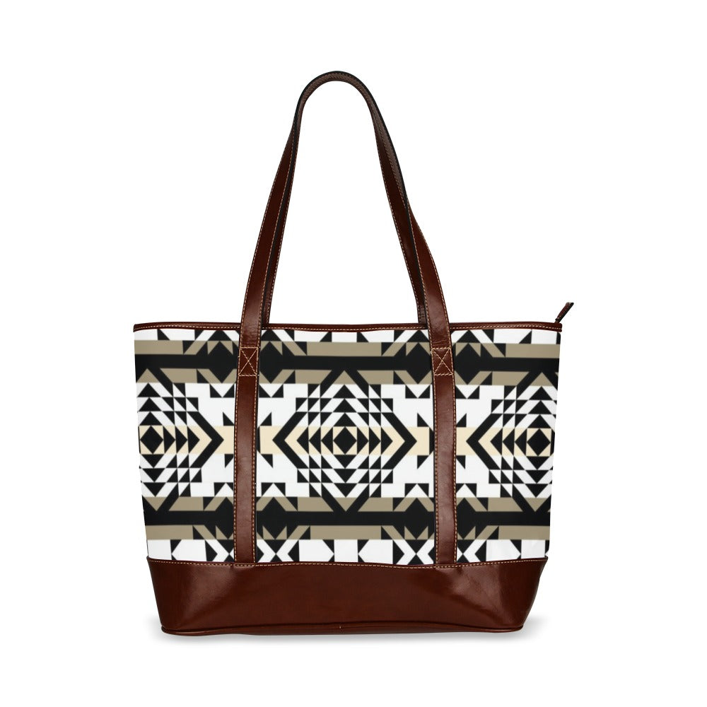 Black Rose Winter Canyon Tote Handbag