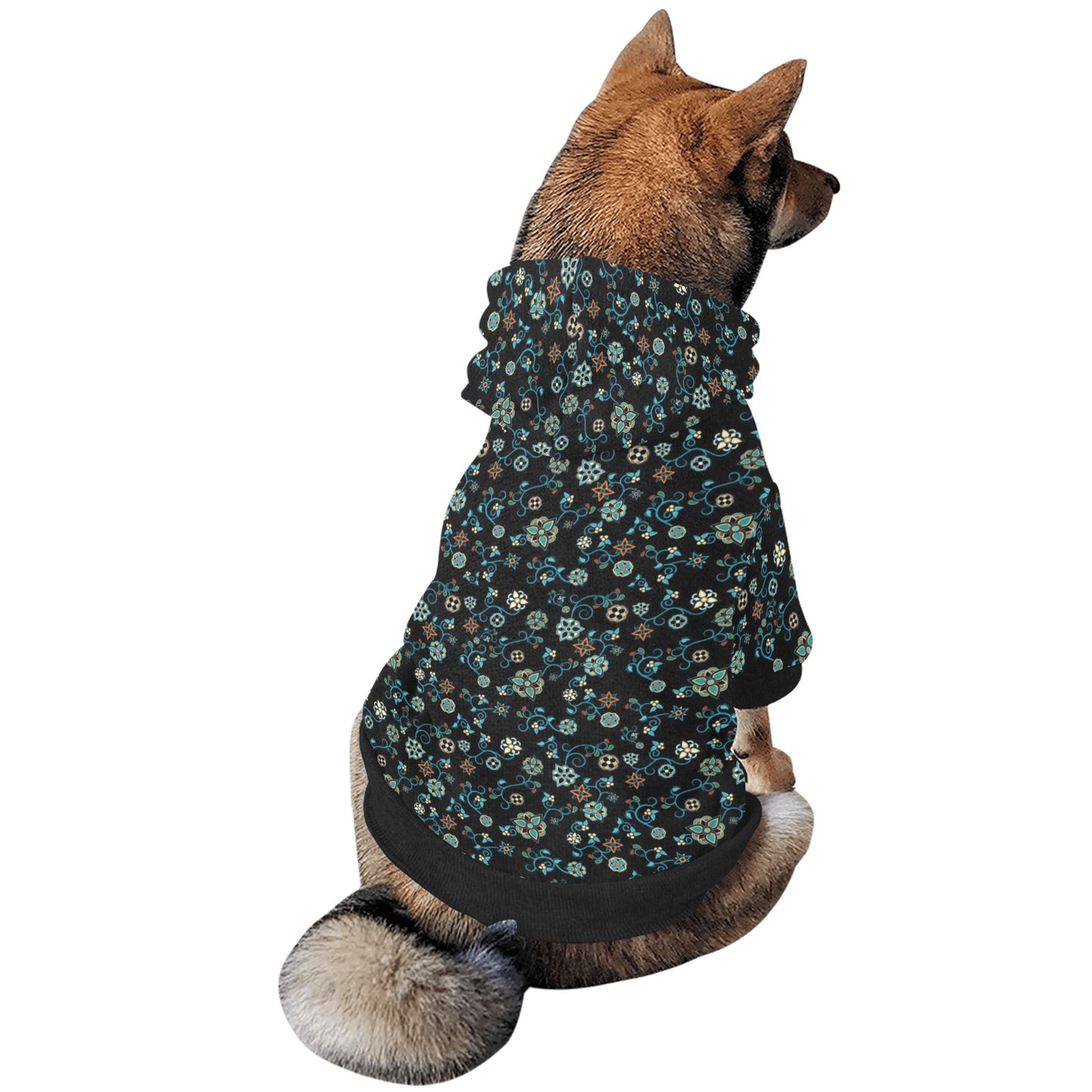 Ocean Bloom Pet Dog Hoodie